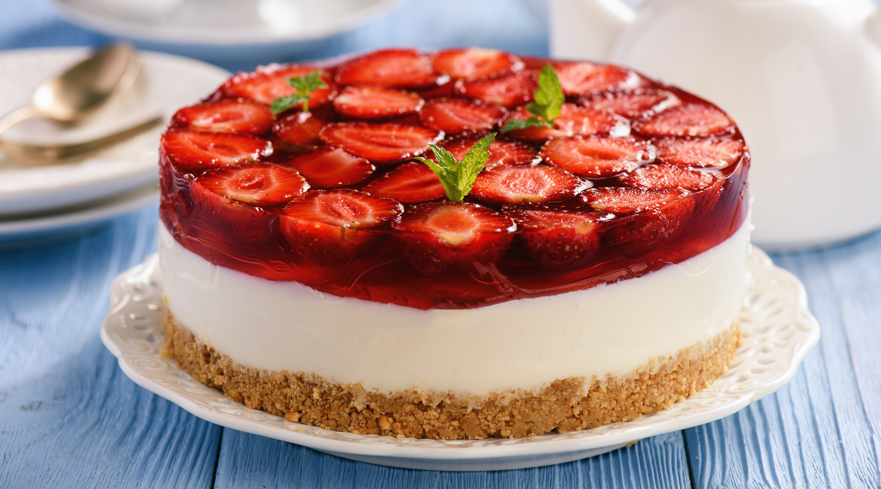 Strawberry Cheesecake With Lime - Recipe | Arla UK