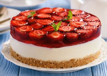 Strawberry Cheesecake with Lime