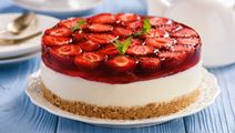 Strawberry Cheesecake with Lime