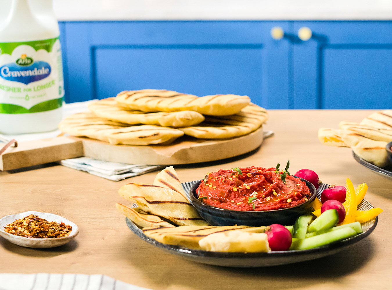 Roast Root Hummus Recipe Arla UK