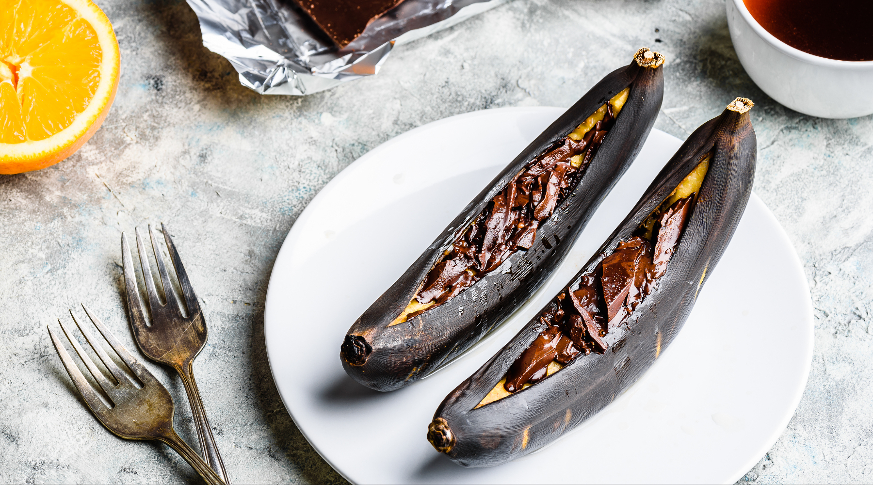 Chocolate Baked Bananas Recipe Arla UK