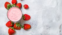 Baobab Milk with Strawberries