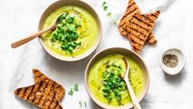 Courgette Soup with Cheese