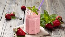 Milkshake with Strawberries