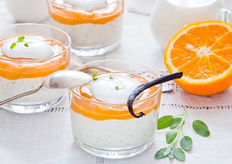 Rice Mousse with Orange Sauce Recipe | Arla UK
