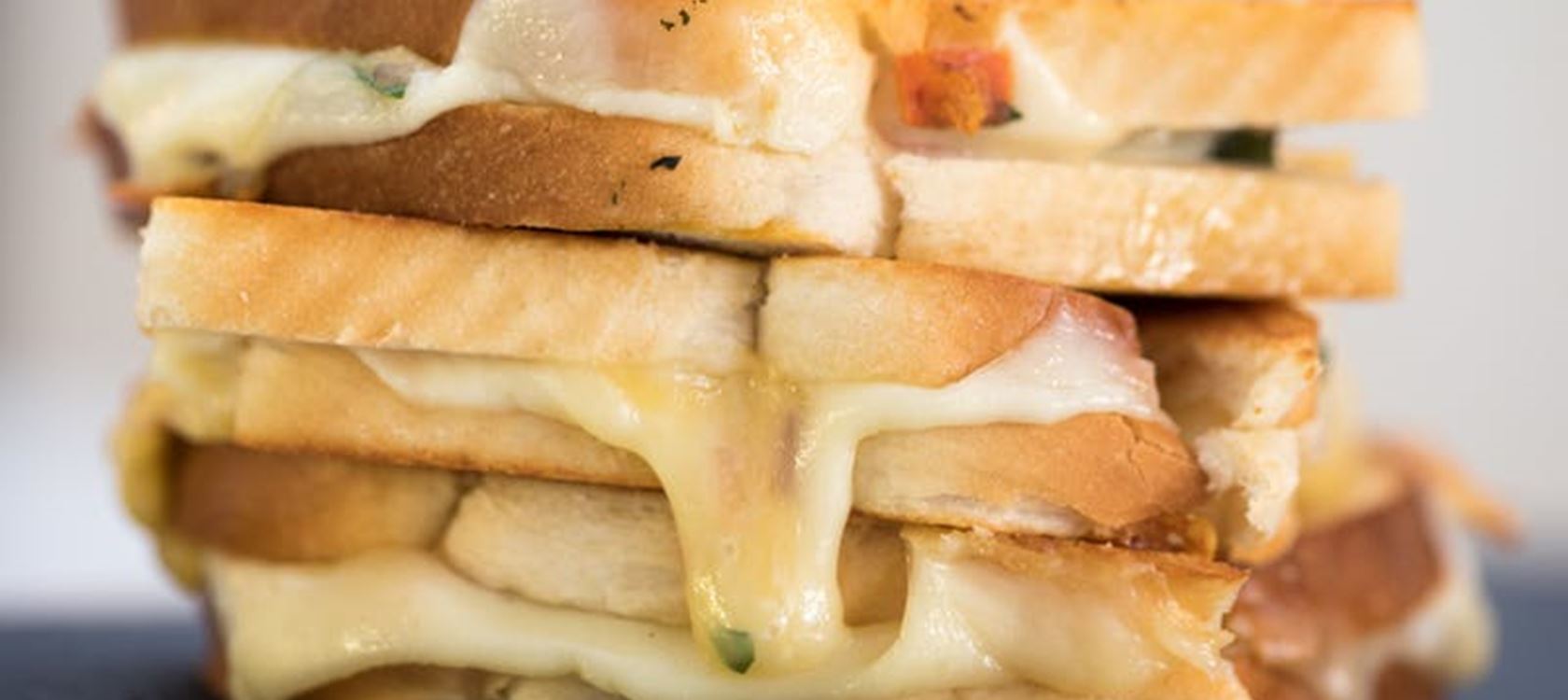 Margherita Pizza Grilled Cheese