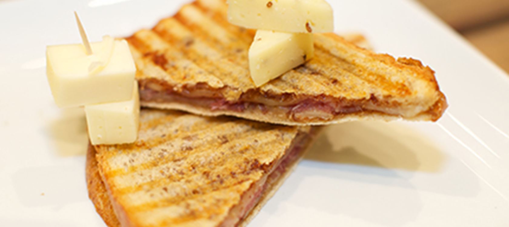 Havarti Prosciutto and Fig Grilled Cheese