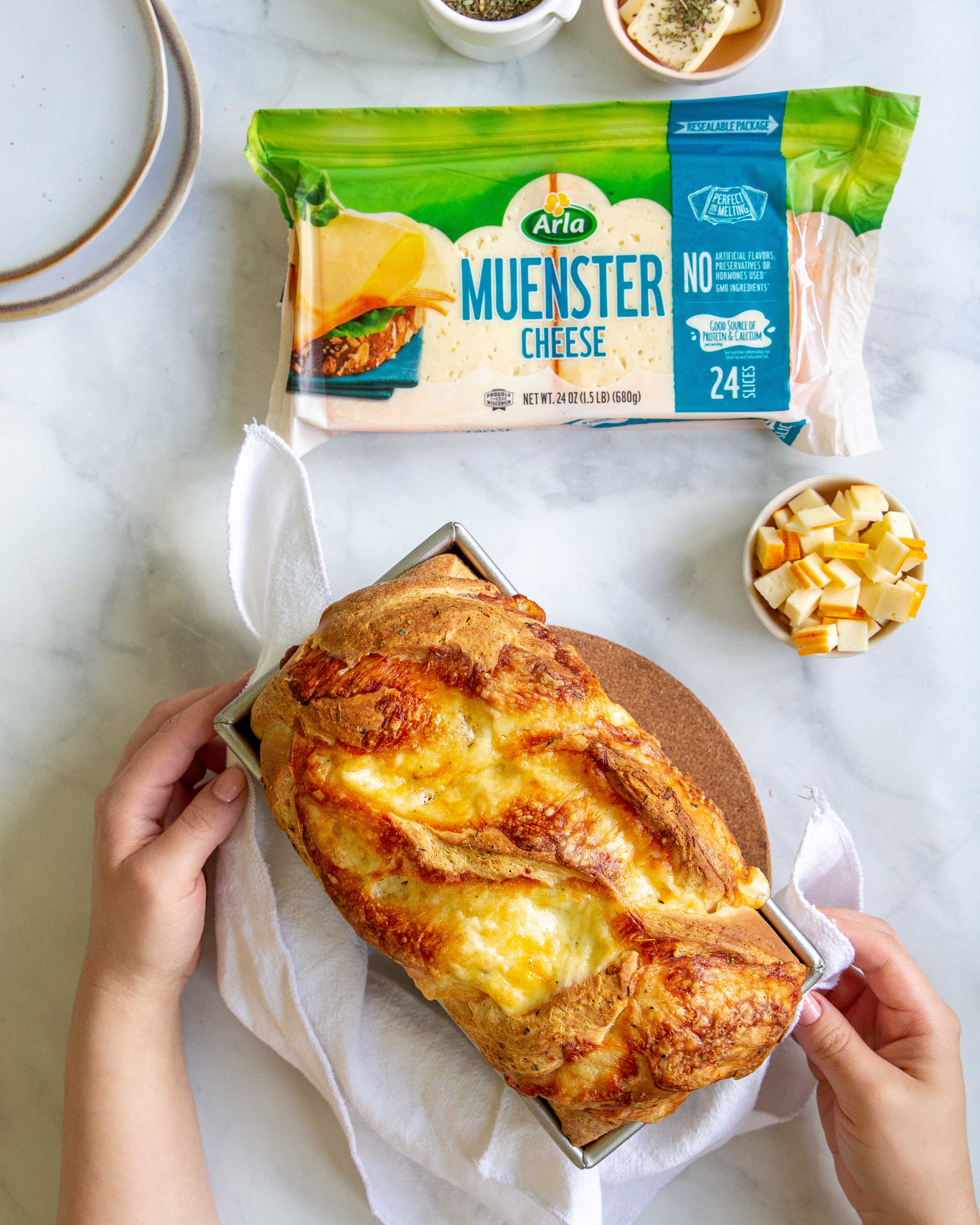 Muenster Cheese Brunch Bread Recipe Arla US
