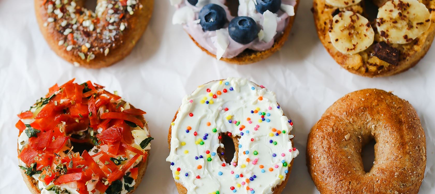 5 Delicious + Light Bagel Toppings with Cream Cheese