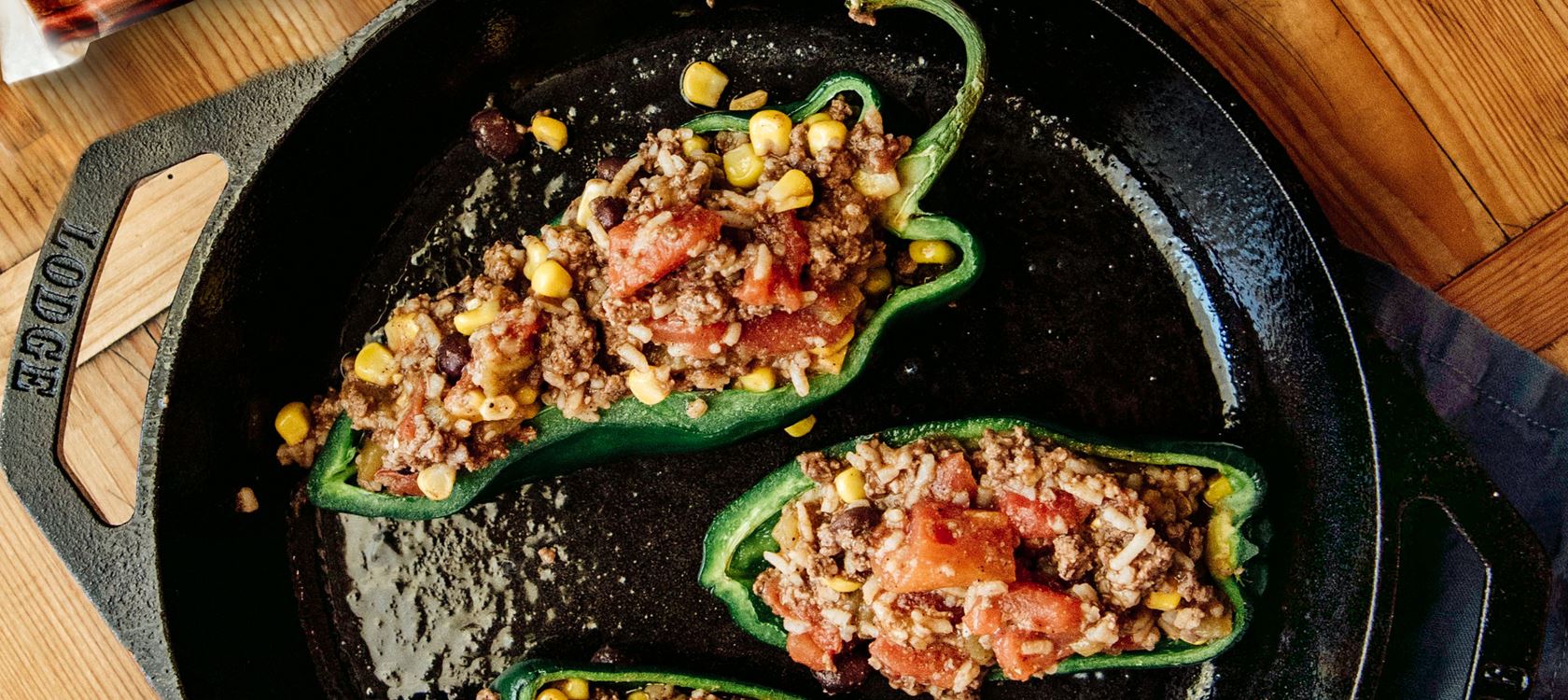 Southwest Stuffed Poblano Peppers