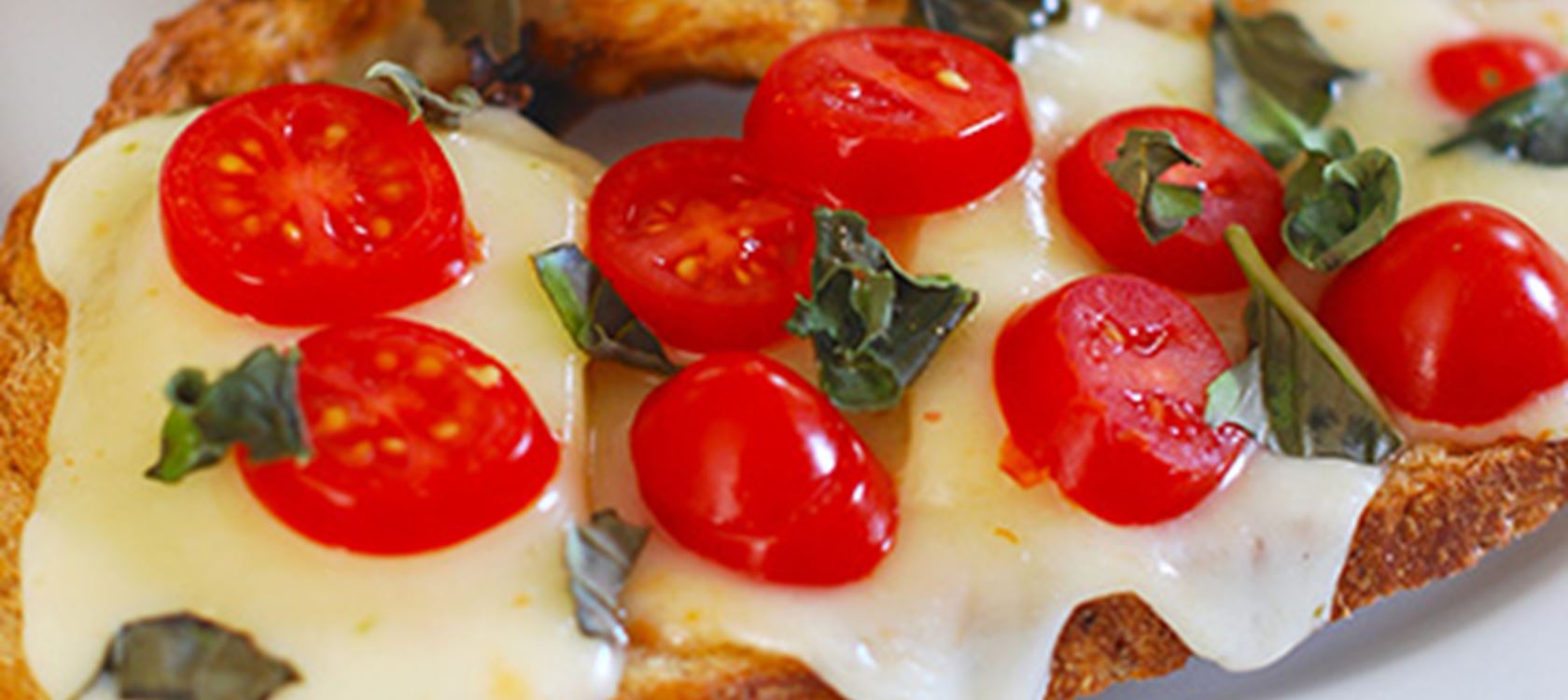 Open-Faced Caprese Tartine