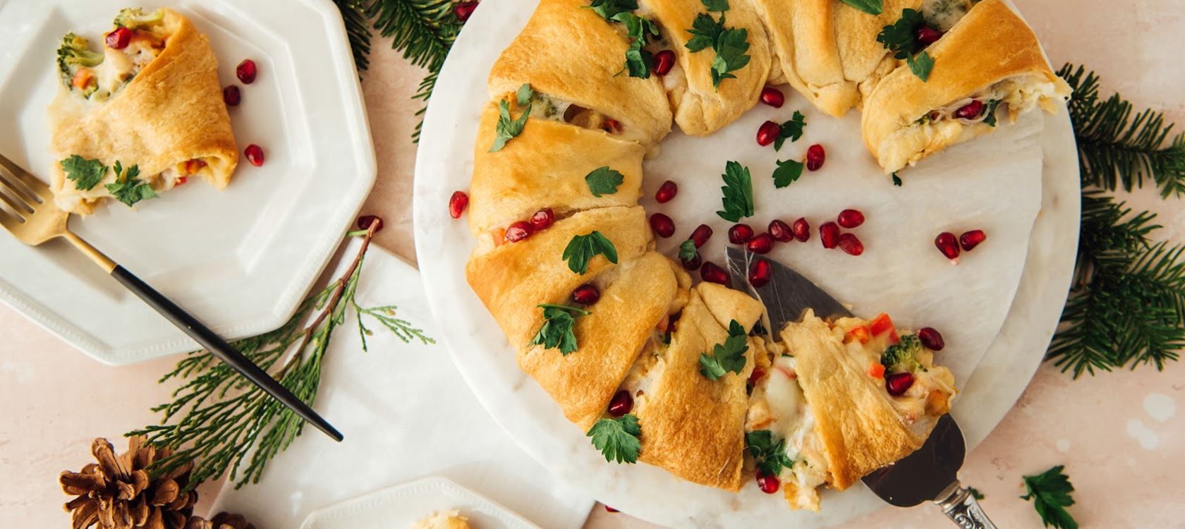 Havarti Chicken Christmas Wreath