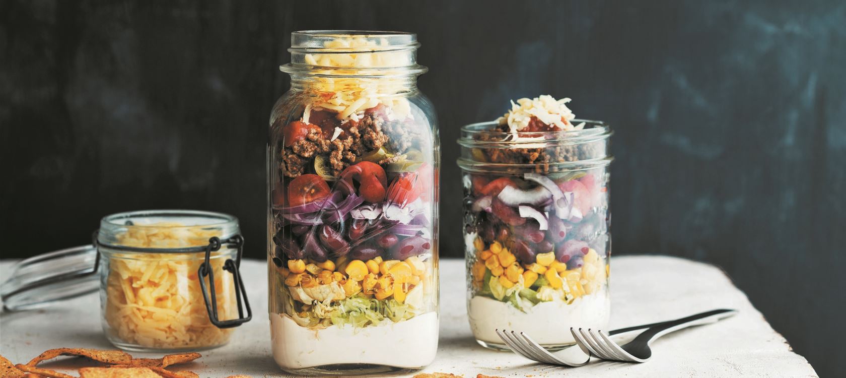 Mason Jar Tacos
