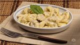 Four Cheese Tortellini with Tomato and Basil