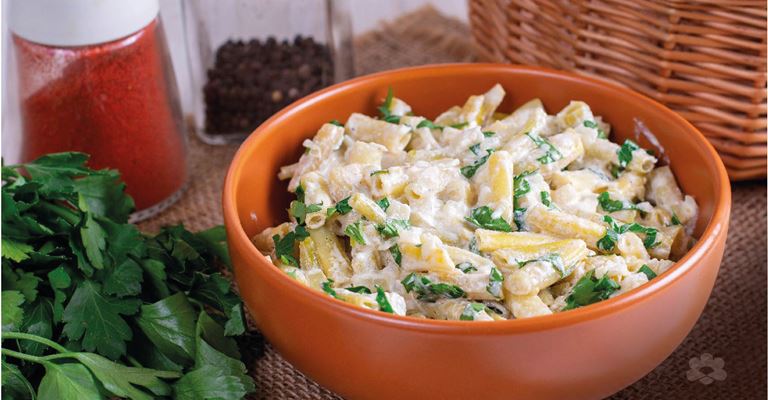 Creamy Lemon Butter Pasta with Zucchini and Peas