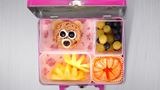 Teddy Bear Sandwich Lunchbox with Puck Squeeze Cheese