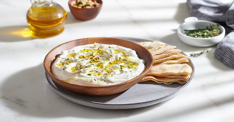 Puck Labneh Dip with Pistachio