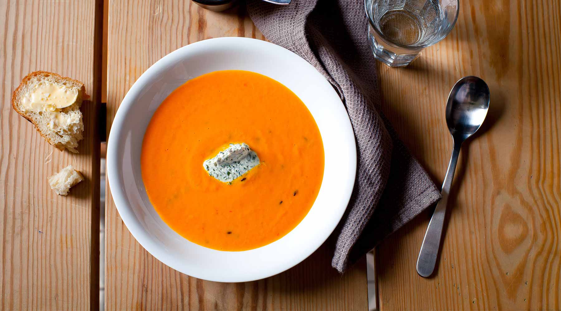 Chili-porkkanasosekeitto