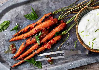Grillatut porkkanat