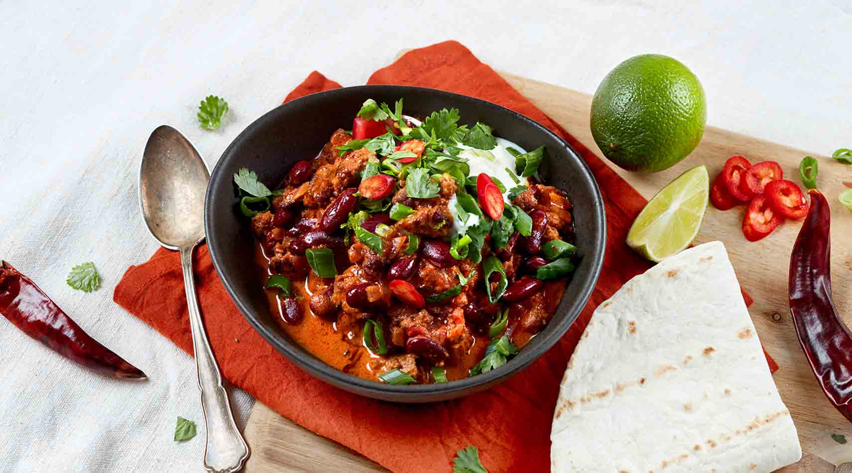 Helppo chili con carne Ohje ja resepti Arla