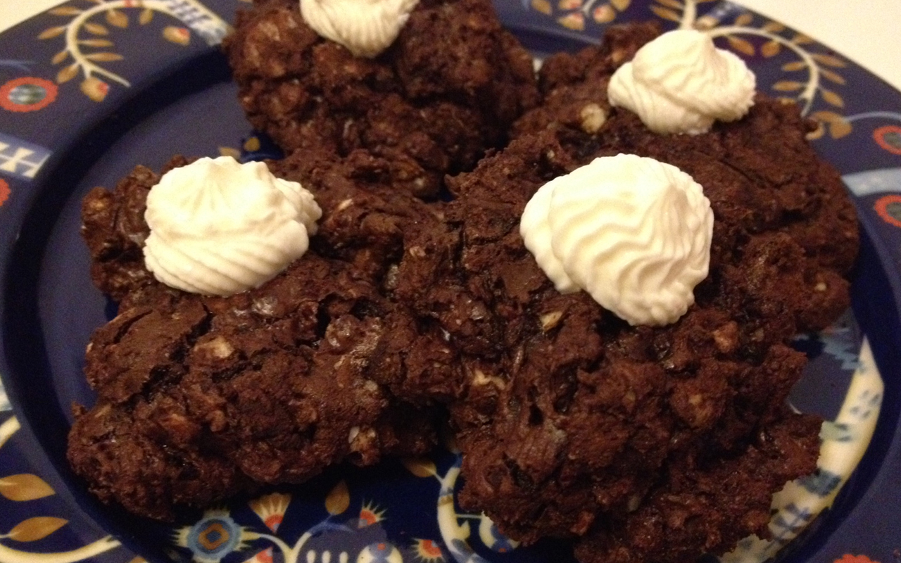 Texan Chocolate Chewies-pikkuleivät