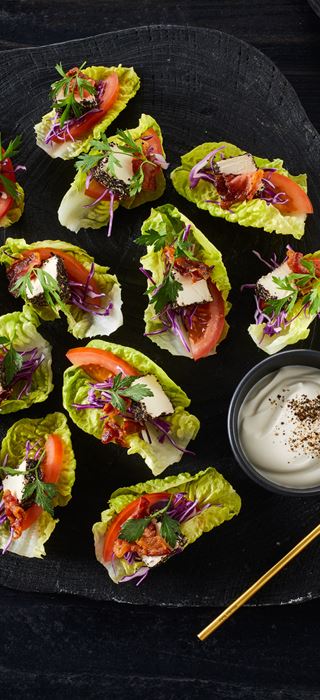 Cos Lettuce Canapes
