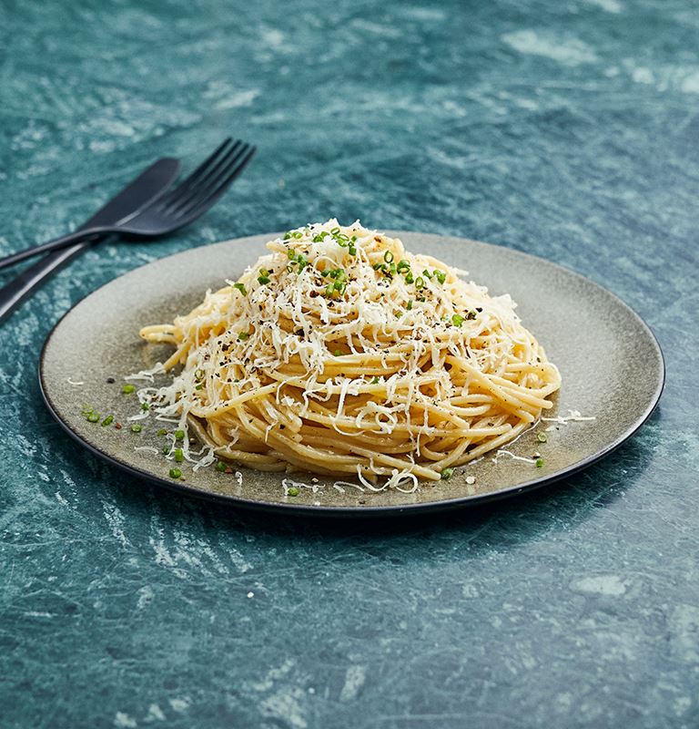 Spaghetti Cacio e Pepe with Castello® Havarti Cheese