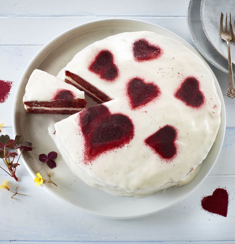 Beetroot Cake with Lime Icing