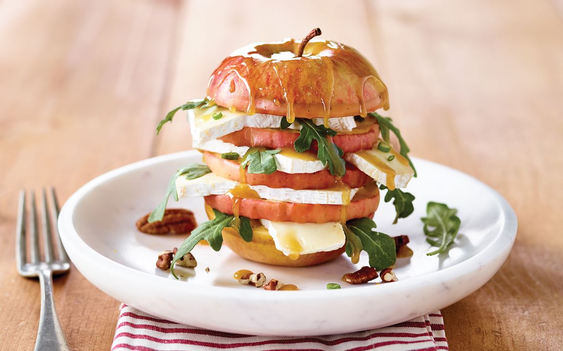 Castello® Brie Grilled Stacked Apple Salad