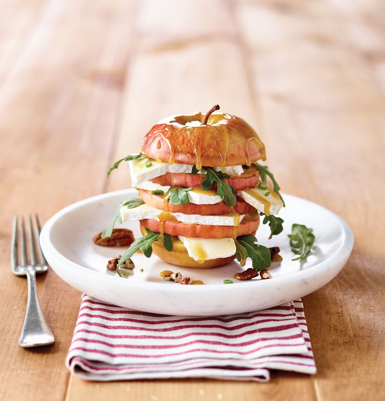 Castello® Brie Grilled Stacked Apple Salad