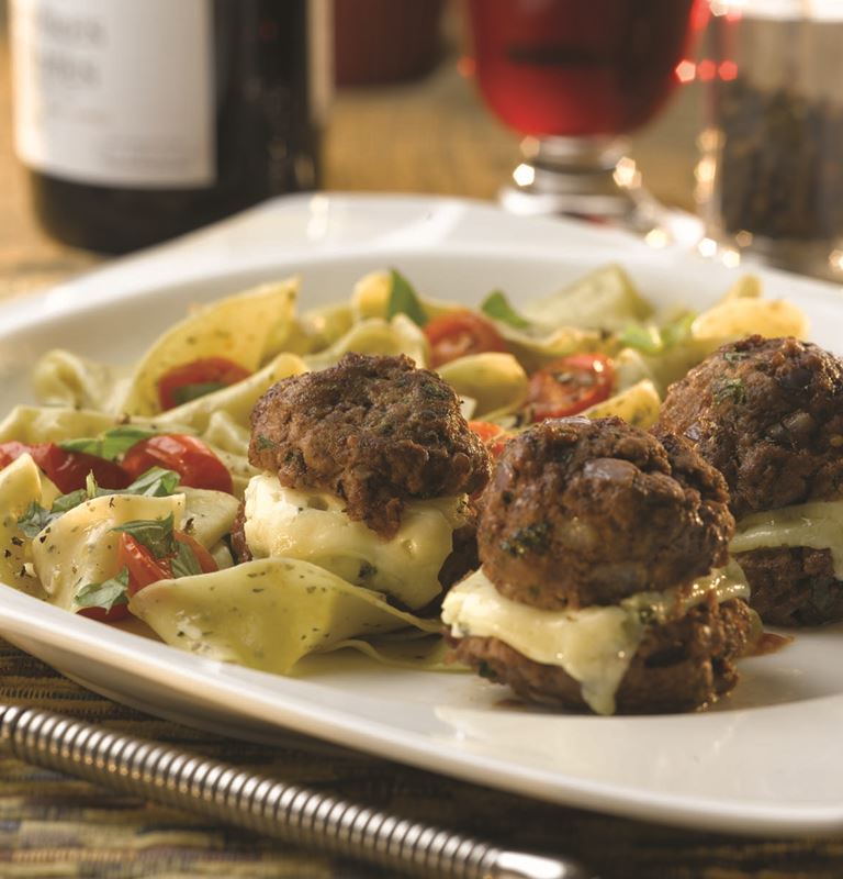 Meatballs with Blue Cheese Centres