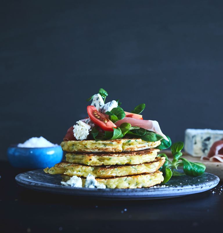 Savory Pancakes with Mature Cheddar