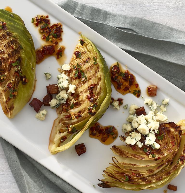 Spicy Grilled Cabbage Wedges