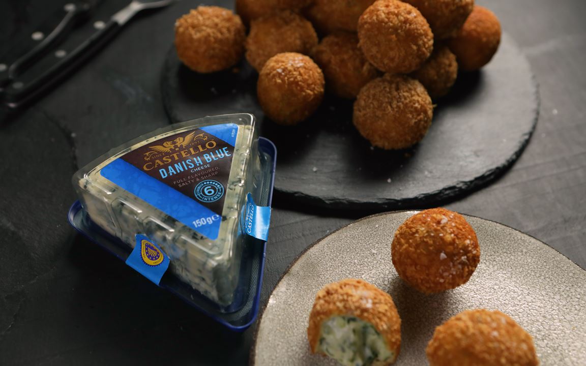 Blue Cheese and Mustard Croquettes	