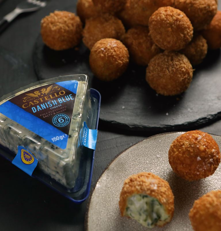 Blue Cheese and Mustard Croquettes	