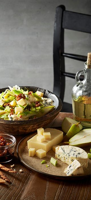 Blue Cheese and Aged Havarti feast