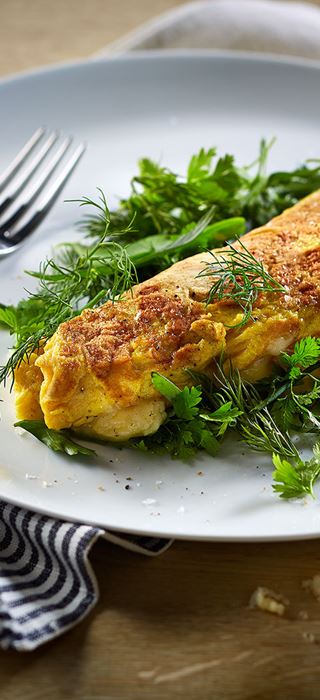 OMELETTE WITH CREAMY HAVARTI CHEESE
