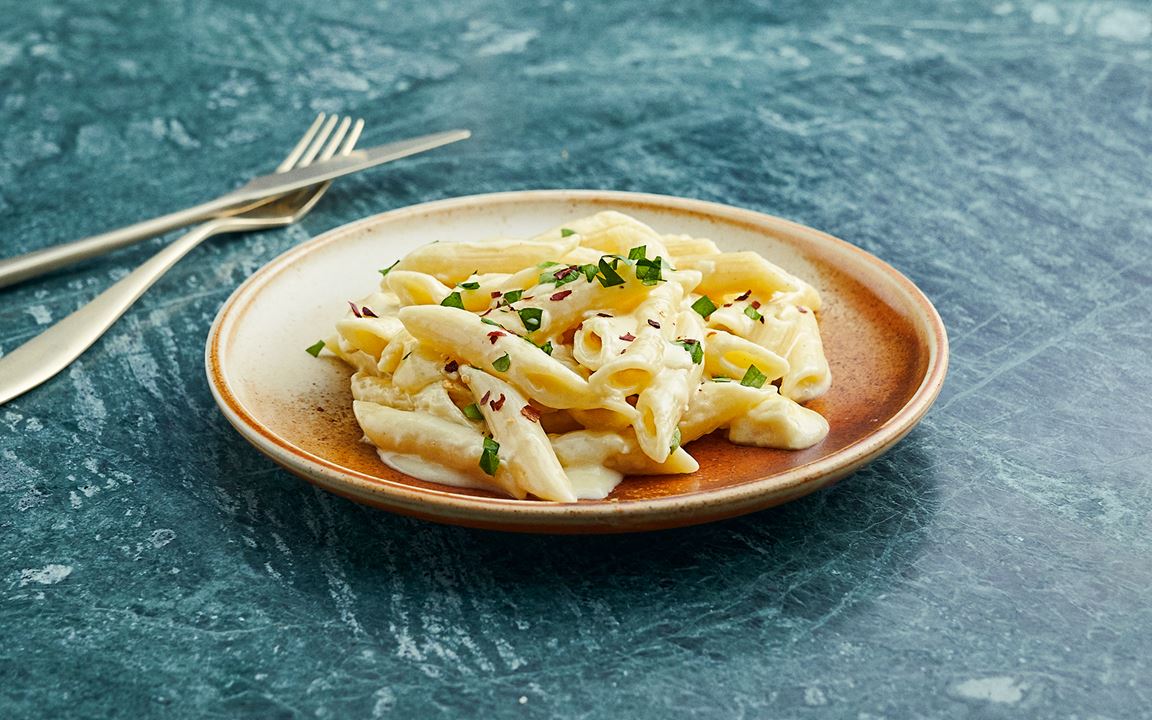 Penne Pasta with Castello® Creamy Brie Cheese Sauce