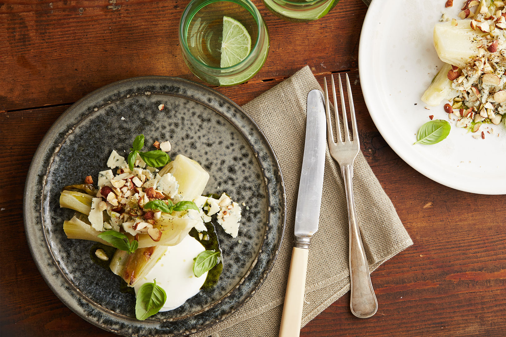 Fennel confit with Blue Cheese and nuts Castello®️