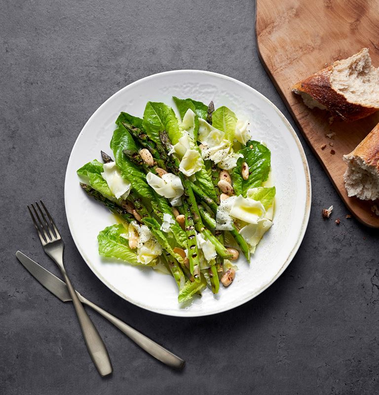 Grilled asparagus salad with Castello Creamy Havarti