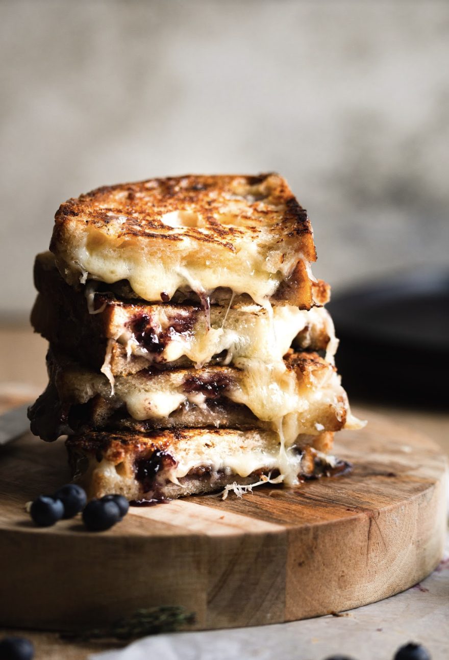 Blueberry Bacon Havarti Grilled Cheese Castello®️