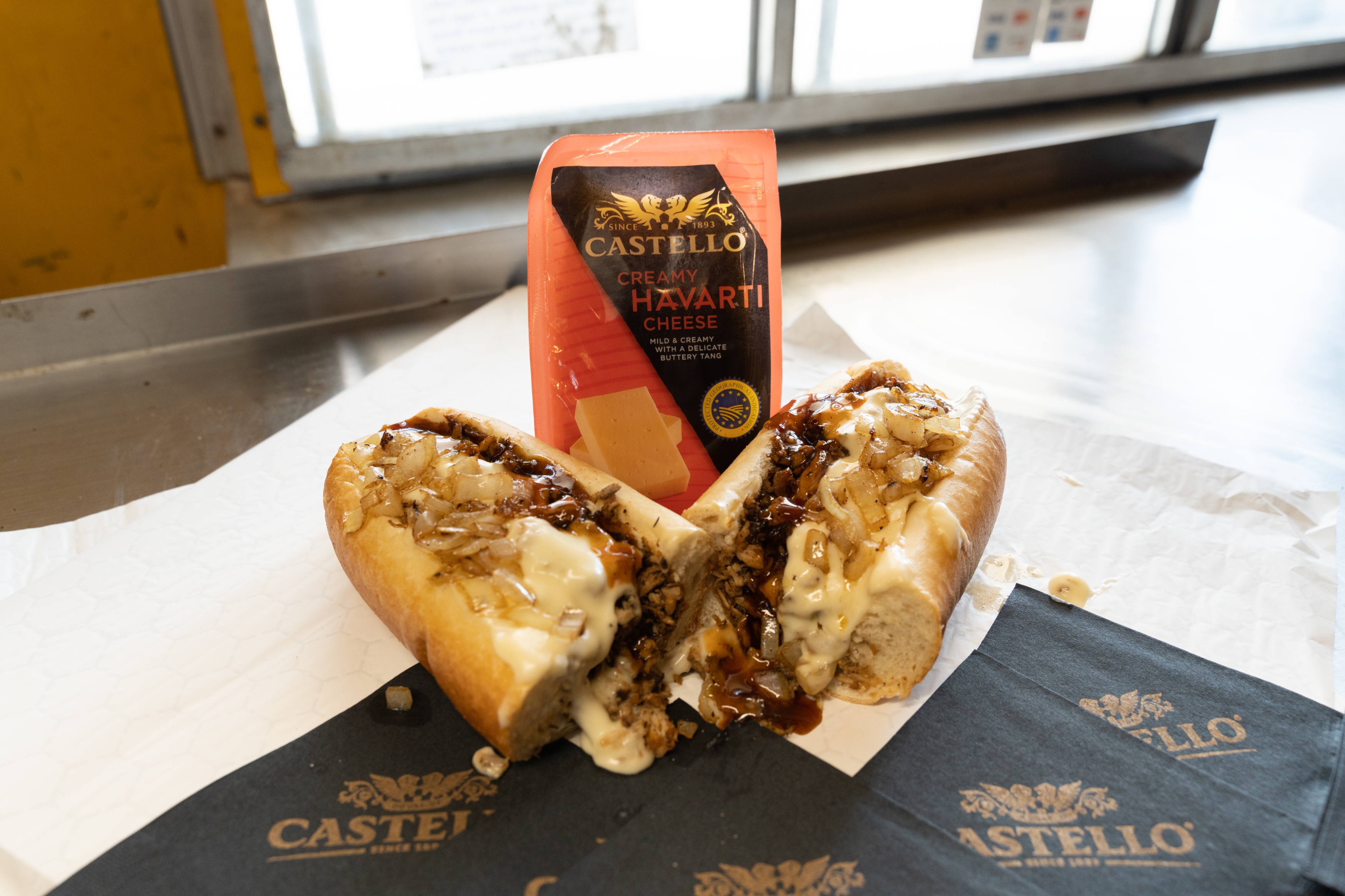 Grubaholics Jerk Chicken Havarti Cheese Steak Castello®️
