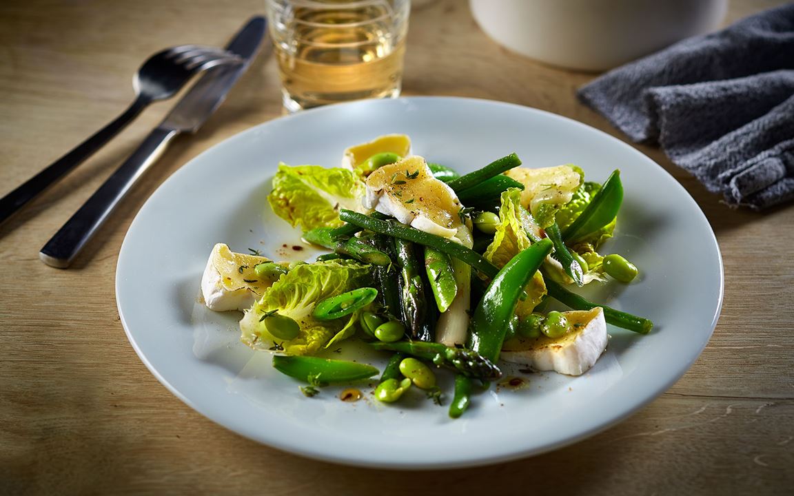 Summer Vegetables with Creamy White