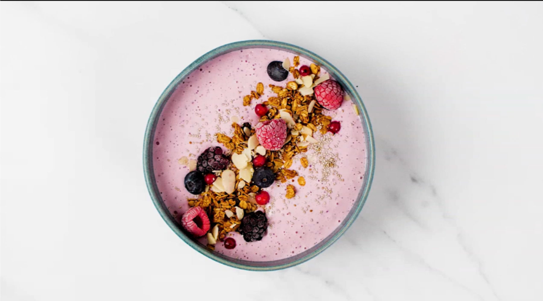 Lactosevrije Pink Power smoothie