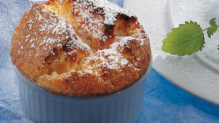 Soufflé mit Castello® Ananas & Mandel Frischkäse