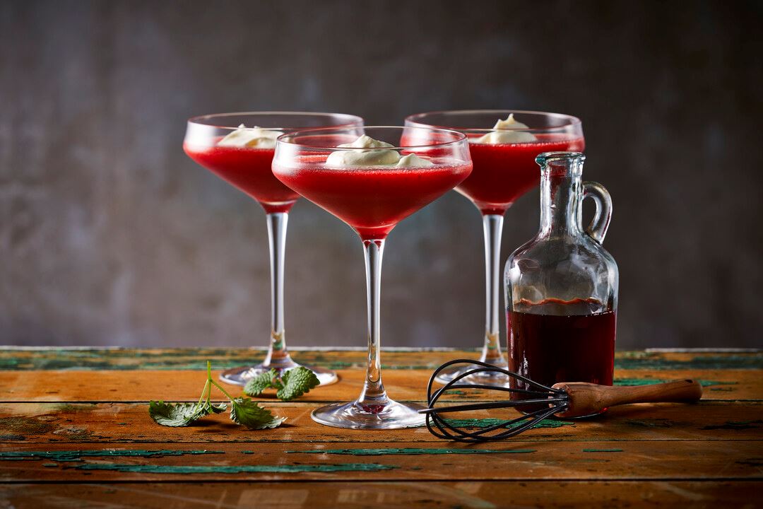 Cocktail rood fruit