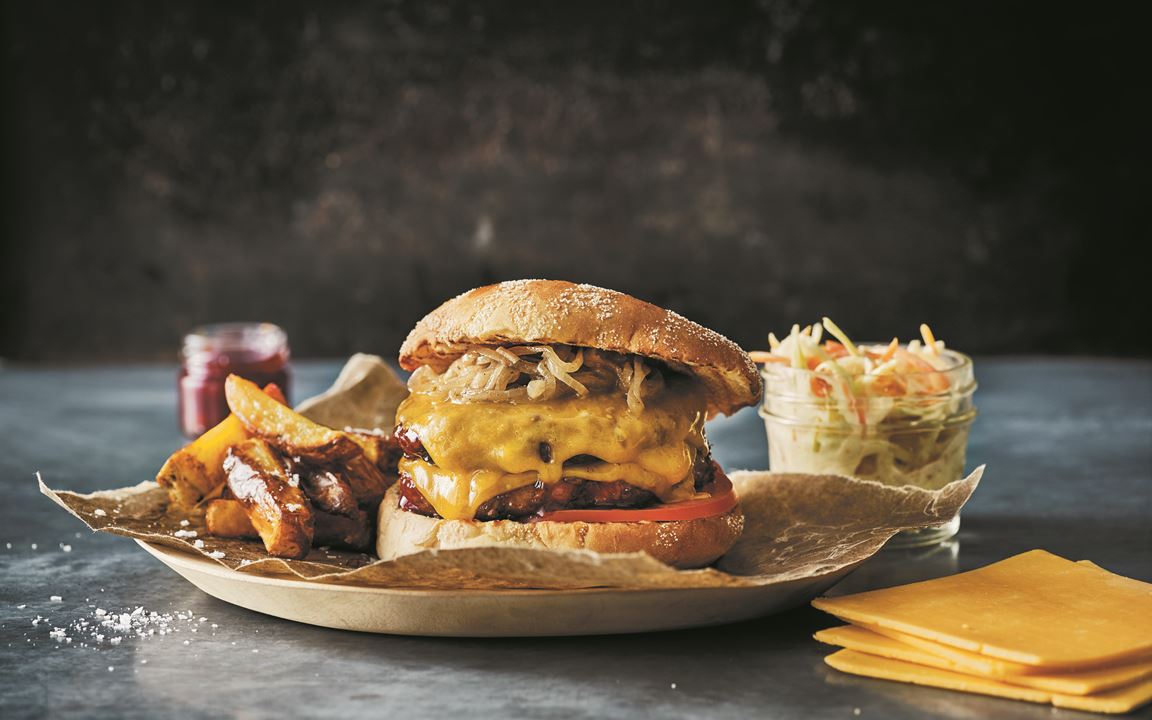 Double Cheddar Cheeseburger – heerlijke klassieker