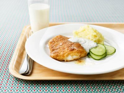 Fiskrätter är populära på vår skola. Torsk är gott och passar bäst med rena, klassiska smaker.