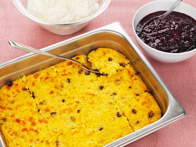 Himmel och pannkaka! En riktig hit på risgrynsgröt, saffran och saftiga russin som barnen älskar.