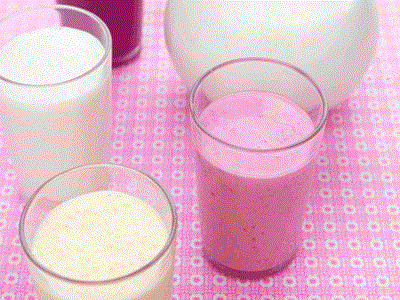 Uppfriskande smoothie som gör eleverna mätta och belåtna.